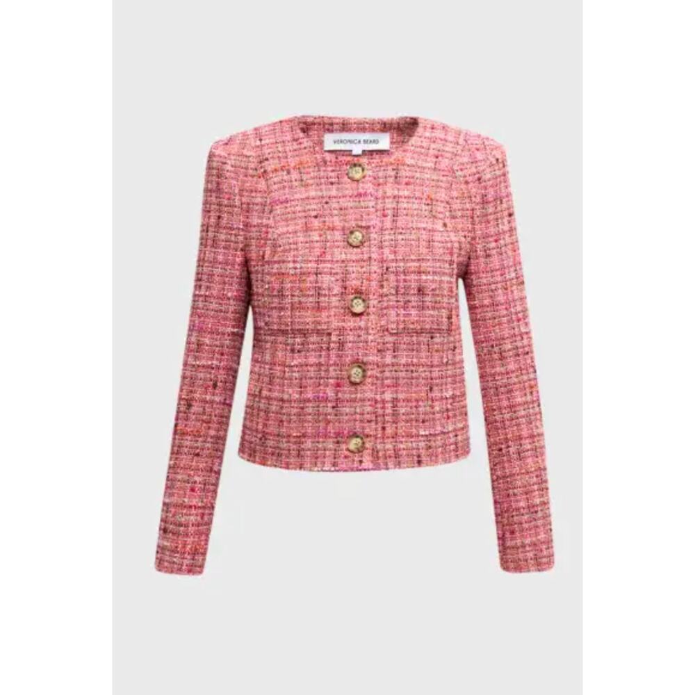 Veronica Beard Lars Metallic Tweed Jacket size 2 - Picture 8 of 8